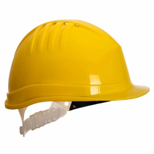 yellow helmet